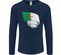 T-Shirt A Manica Lunga Con Bandiera Dell'Algeria Per Il Giorno Dell'Algeria