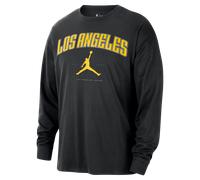 T-shirt a manica lunga Los Angeles Lakers Essential Jordan NBA - Uomo - Nero