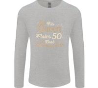 T-Shirt A Manica Lunga Per Il 50° Compleanno Della Regina Di Cinquanta Anni