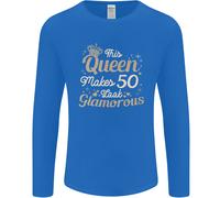 T-Shirt A Manica Lunga Per Il 50° Compleanno Della Regina Di Cinquanta Anni