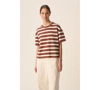 T-shirt a maniche corte a righe, FILMA Marrone 4(XL) A righe