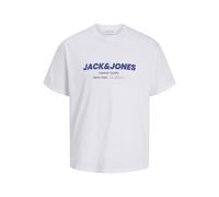 T-shirt a maniche corte, collo rotondo, JABBO Bianco M Tinta unita