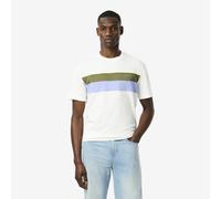 T-shirt a maniche corte color-block Beige M A righe