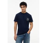 T-shirt a maniche corte con logo della bandiera Blu L Tinta unita