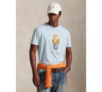 T-shirt a maniche corte con logo dell'orso Blu XXL Leopardato