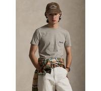 T-shirt a maniche corte con logo dell'orso Grigio L Leopardato