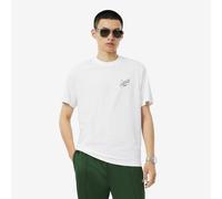 T-shirt a maniche corte con logo dietro Bianco XXL Message