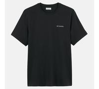 T-shirt a maniche corte con logo essenziale sul petto Nero L Tinta unita