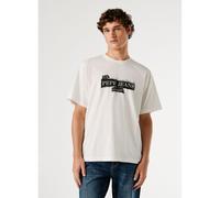 Pepe Jeans White Cotton Men T-Shirt - S