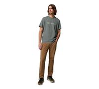 T-shirt a maniche corte con logo sul petto Essentiel Blu L Tinta unita