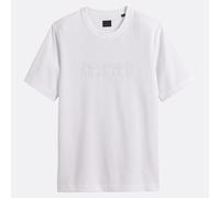 T-shirt a maniche corte con logo ton sur ton Bianco XXL Message