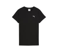 PUMA Ess Elevated Rib Tee, Magliette Unisex - Adulto, PUMA Black, S