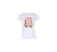 T-shirt a maniche corte Liu jo in cotone, colore bianco