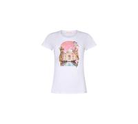 T-shirt a maniche corte Liu jo in cotone, colore bianco