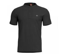 Pentagon Levantes Henley T-Shirt Uomo Maglietta Viaggio Sport Airsoft Corsa Nero