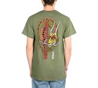 T-Shirt A Maniche Corte Powell Peralta Caballero Ban This - Verde