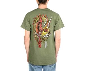 T-Shirt A Maniche Corte Powell Peralta Caballero Ban This - Verde