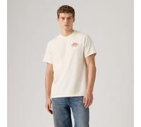 T-shirt a maniche corte, relaxed, logo dietro Beige S Tinta unita