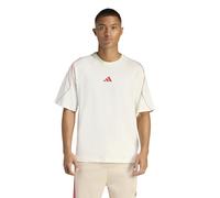 T-shirt adidas Stadium manica corta bianco rosso - M