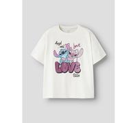 Name it - Nkfdymir Stitch Ss Nreg Top Box Noos Wdi Bianco - Abbigliamento 13A - 14A Bianco