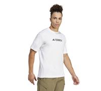 Adidas Terrex Classic Logo Short Sleeve T-shirt Bianco S Uomo