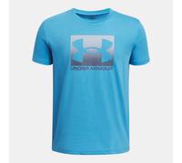 T-shirt a maniche corte Under Armour Boxed Sports da ragazzo Ether Blu / Downpour Grigio YXL (160 - 170 cm)