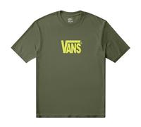 Vans - Maglietta Bambino/a Stretch Logo (8-14 anni), Verde, Taglia: M