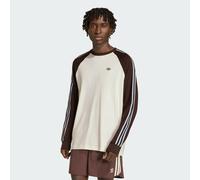 T-SHIRT A MANICHE LUNGHE CALI BRITCORE Off White / Aurora Coffee L