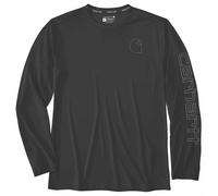 T-shirt a maniche lunghe Carhartt Sun Defender nera