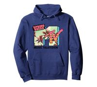 T-Shirt a Maniche Lunghe con Logo MTV Classic Spring Break Felpa con Cappuccio