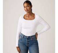 Levi's - Essential Sqrd Neck Long Sleeve - -Tops -Donna -Bianco -L