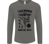 T-Shirt A Maniche Lunghe Da Taekwondo Campione Del Mondo MMA