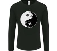 T-Shirt A Maniche Lunghe Da Taekwondo Fighter Mixed Martial Arts MMA