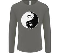 T-Shirt A Maniche Lunghe Da Taekwondo Fighter Mixed Martial Arts MMA