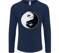 T-Shirt A Maniche Lunghe Da Taekwondo Fighter Mixed Martial Arts MMA