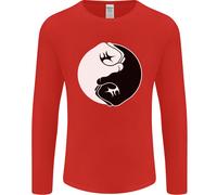 T-Shirt A Maniche Lunghe Da Taekwondo Fighter Mixed Martial Arts MMA