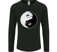T-Shirt A Maniche Lunghe Da Taekwondo Fighter Mixed Martial Arts MMA