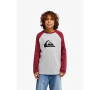 T-shirt a maniche lunghe Grigio 12 anni - 150 cm Tinta unita