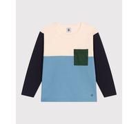 T-shirt a maniche lunghe in cotone bambino bianco AVALANCHE,MULTICO 95cm