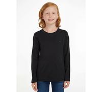 T-shirt a maniche lunghe Nero 12 anni - 150 cm Tinta unita
