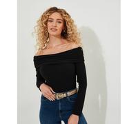 T-shirt a maniche lunghe Nero 46 (IT) - 42 (FR) Tinta unita