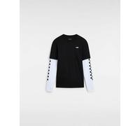 T-shirt a maniche lunghe Nero XL Tinta unita