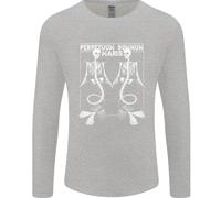 T-Shirt A Maniche Lunghe Skeleton Mermaids Eternal Sleep Of The Sea Skulls