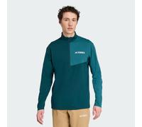 T-shirt a maniche lunghe Terrex Multi Climacool 1/2 Zip Aurora Ivy / Mystery Green S