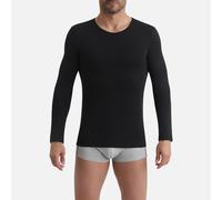 T-shirt a maniche lunghe THERMAL Nero XL Tinta unita