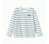T-shirt a maniche lunghe unisex, stile basic a collo tondo, fresca atmosfera primaverile, tessuto in misto cotone, facile da curare Puro cotone delicato sulla pelle, una scelta comoda: realizzato in t