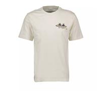 T-shirt a maniche scivolate regolare KnowledgeCotton Apparel Beige L