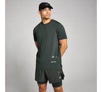 T-shirt a rete hybrid MP uomo - Nero slavato - S