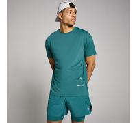 T-shirt a rete hybrid MP uomo - Verde acqua intenso - XL