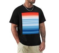 T-shirt a righe con cambiamento climatico top carini camicia estiva animale prinfor ragazzi anime maglietta vintage da uomo